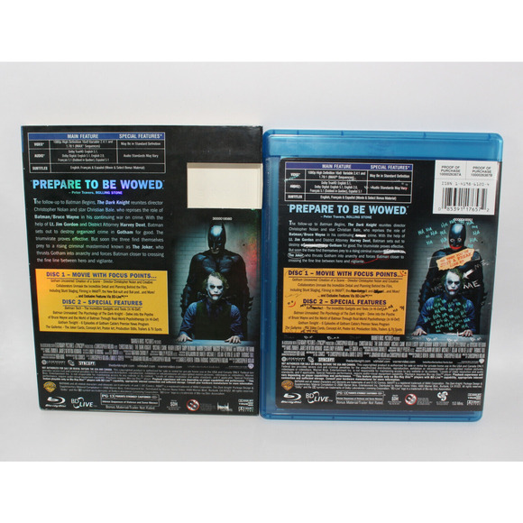Batman Begins, Dark Knight, Dark Knight Rises Trilogy (Blu-ray) Lot of 3 - Picture 10 of 16